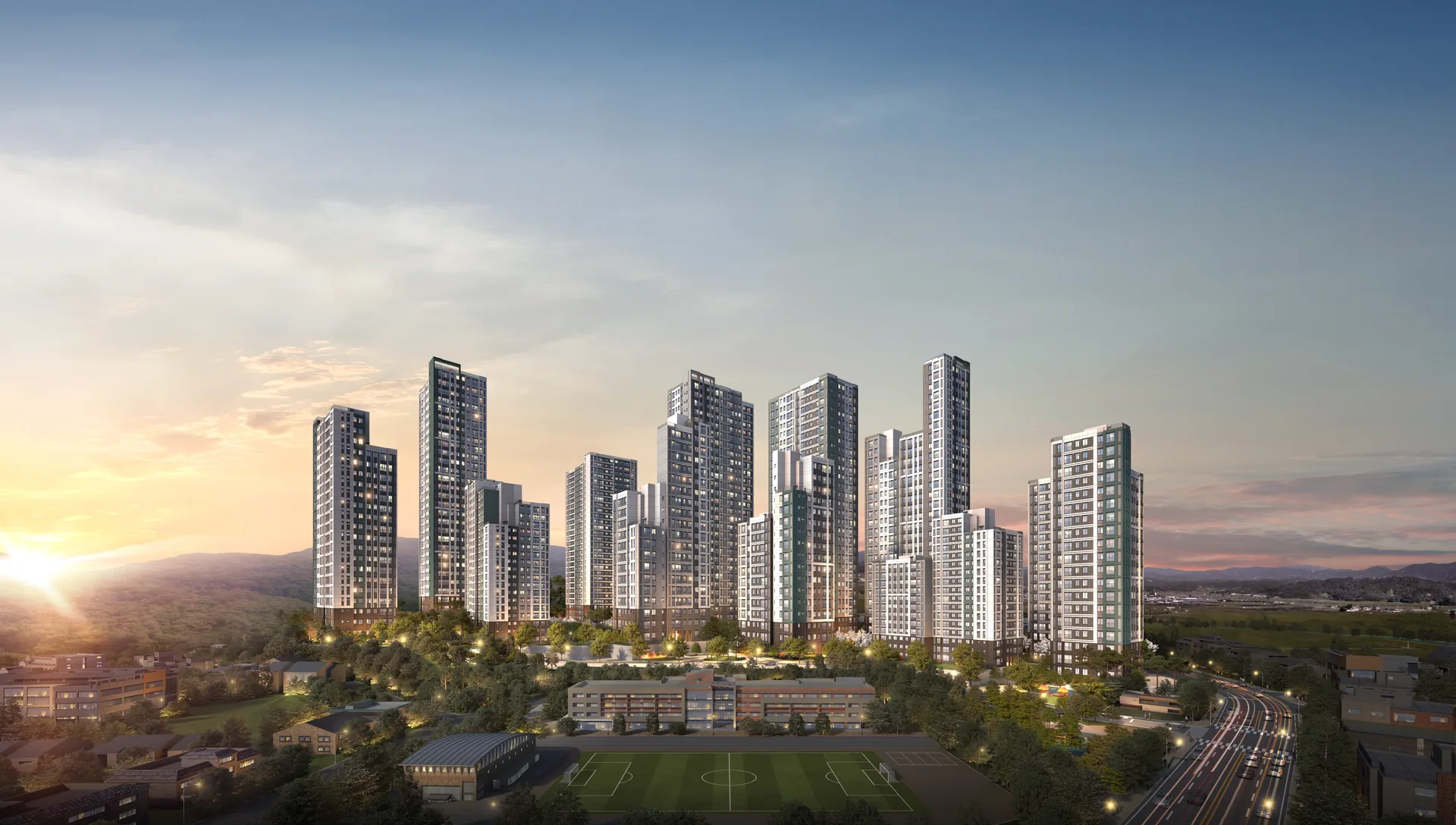 파주 탄현, 1,122세대 대단지